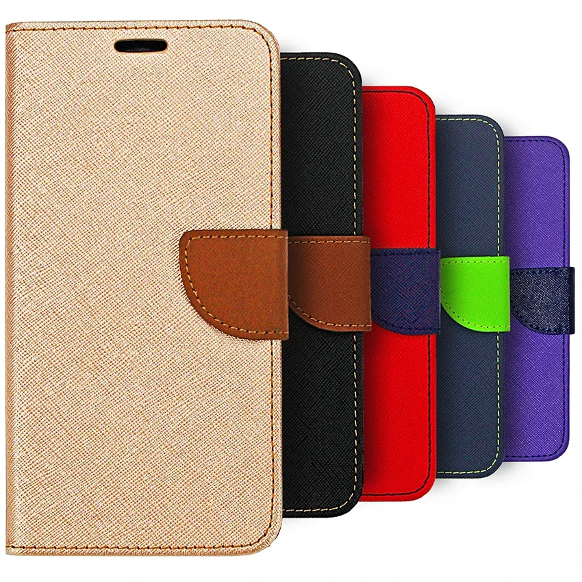 Per Lg G3 G4 G5 Lg Spirit Leon L70 Lg Stylus 2 3 Portafoglio Flip Leather Slot Per Schede Magnetiche Cavalletto Custodia Per Telefono