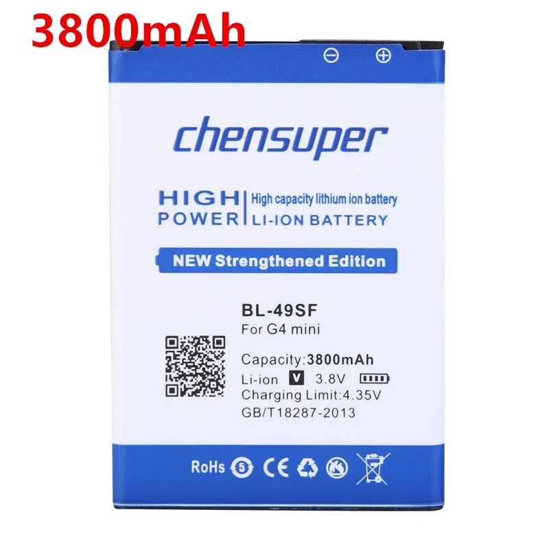 Nuovo Chensuper 3800 Mah Bl-49Sf Batteria Per Lg G4 Mini Batteria G4C G4S H735T H525N G4Mini Minig4 Batterie Bateria Akku