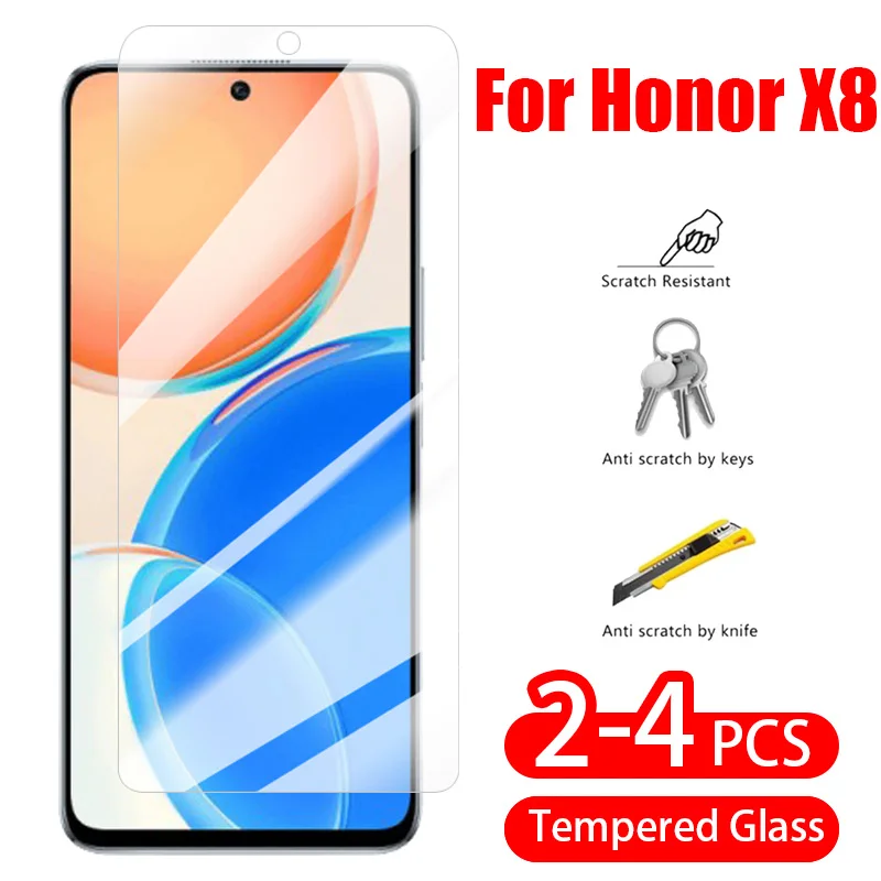Per Honor X8 5G Screen Protector 9H Vetro Temperato Full Cover Screen Flim Clearity Protettiva Hd 9D Glass Flim Per Honor X8 5G
