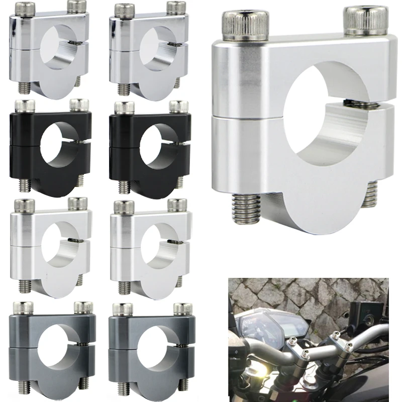 28Mm 1 1/8 "Riser Manubrio Riser Fat Bar Riser Morsetti Cnc Alluminio Billet Adatto Per Ktm 625 Smc 640 Smc 660 Smc 690 Smc 950 Sm 990 Smr