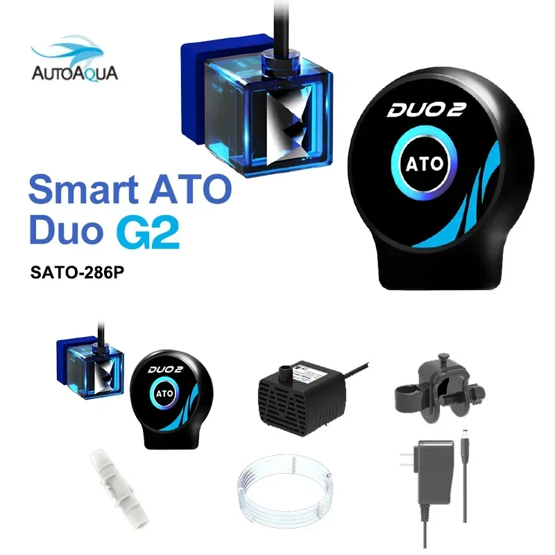 Controller Autoaqua Smart Ato Duo G2, Sistema Top Off, Enchimento De Egua, Sato-28, W/Bomba, Sato-28