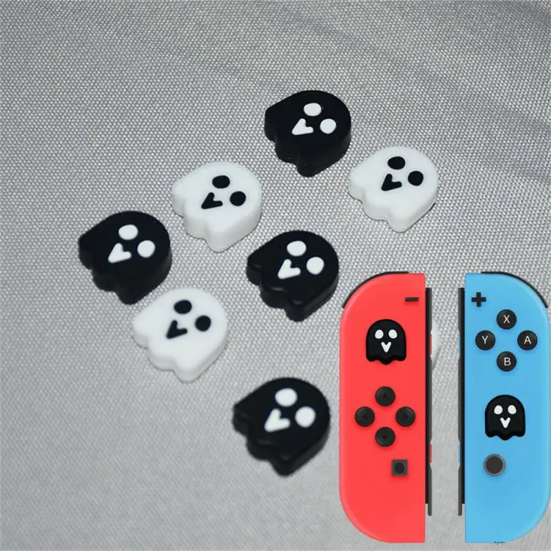 Copertura A Bilanciere In Silicone Per Nintendo Switch Joycon Caps Cover Handle Thumb Ghost Joycon Button Cap Per Nintendo Switch Accessori