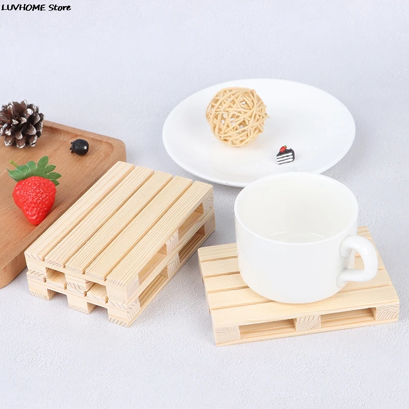 Mini Sottobicchieri Per Pallet In Legno Per Bevande Calde E Fredde Sottobicchieri Per Pallet In Legno Cuscino Per Vaso Di Fiori