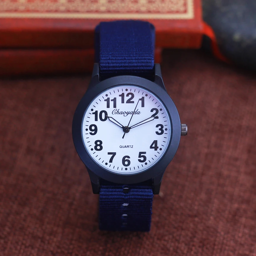 2023 Jinchier New Famous Brand Men Children Boys Girls Fashion Cool Quartz Saber Orologi Studenti Canvas Electronic Wristwatch