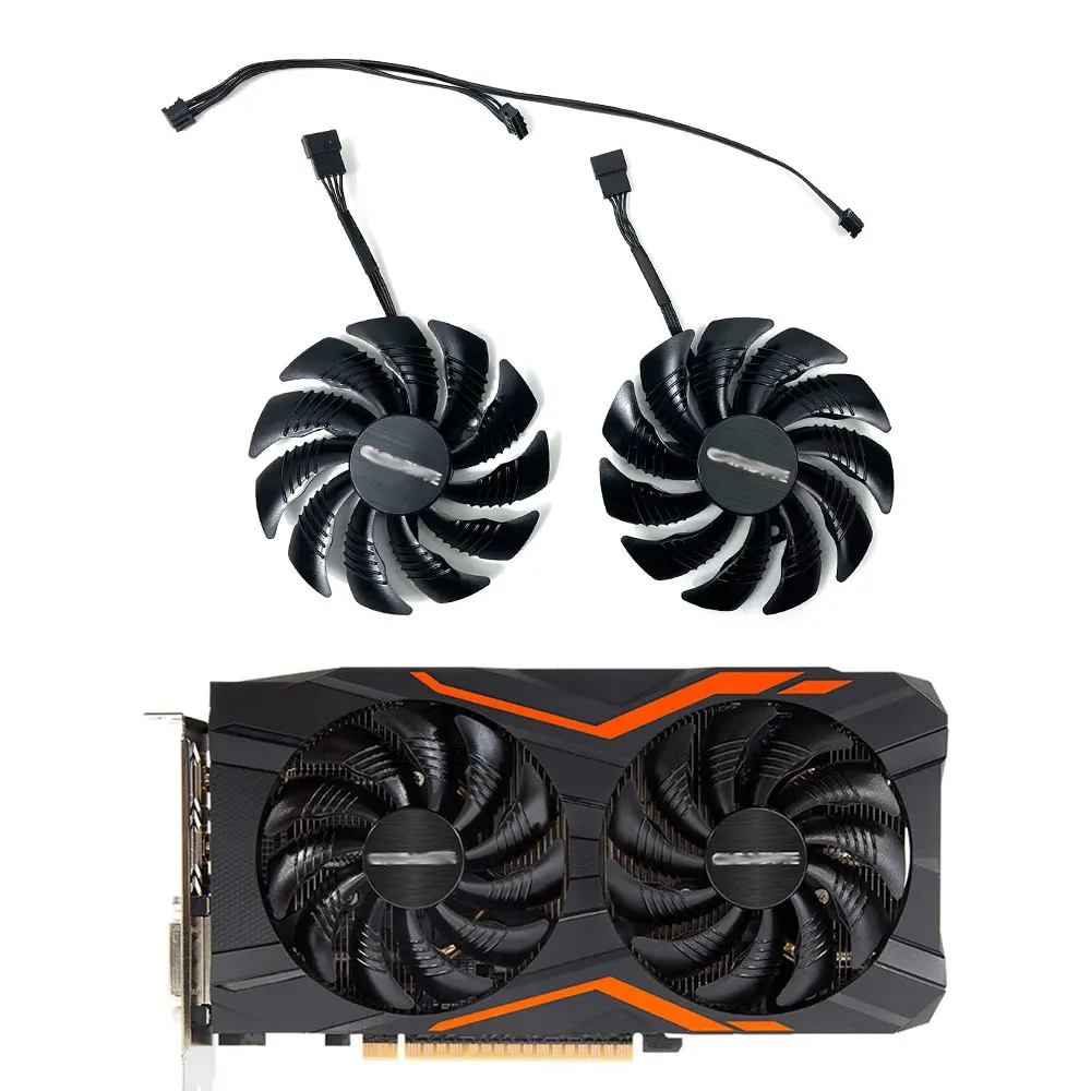 Gigabyte Gtx 1060 G1 Ventola Di Raffreddamento Da Gioco Di Ricambio 87Mm Pld09210S12Hh Per Gigabyte Gtx1050 Ti 1060 1070 Ti 1080 Rx 470 480 570
