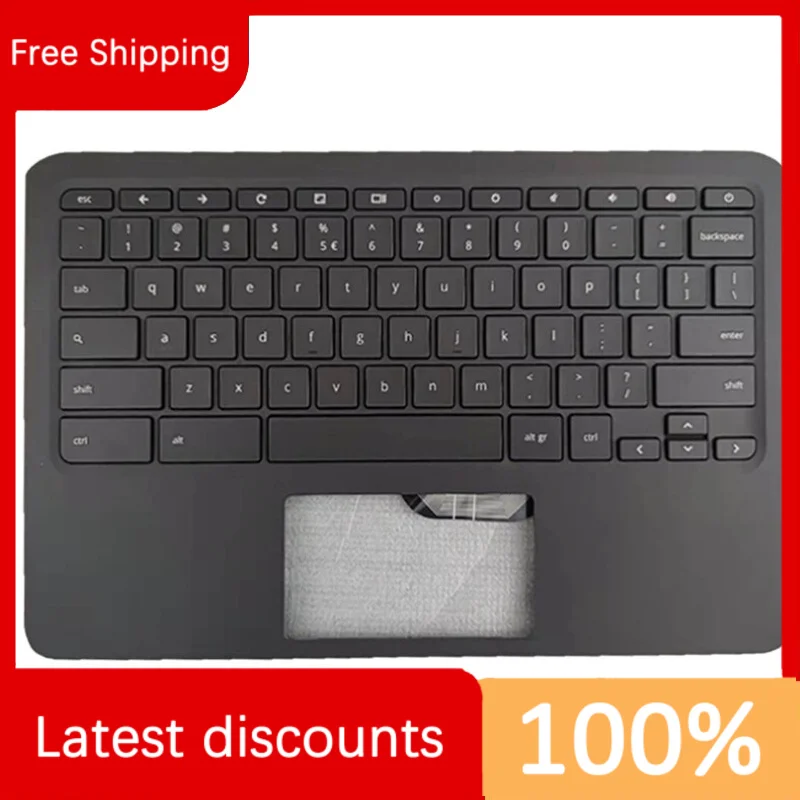 Per Hp Chromebook 11A G6 Ee C Custodia Tastiera Us English Original Palm Rest