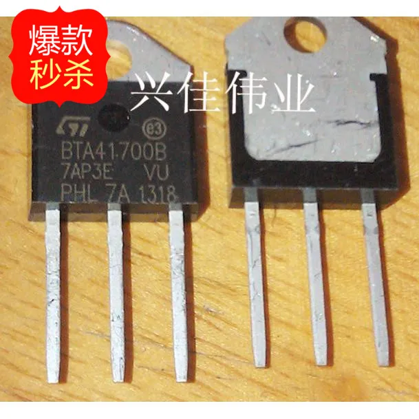 10 Pcs Nuovo Bta41-700B Bta41700B To3P 700 V Triac