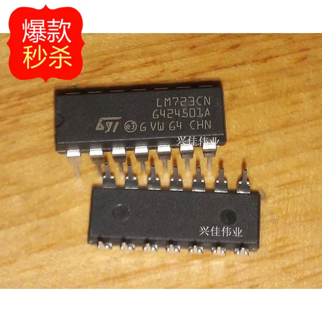 10 Pcs Nuovo Originale Autentico Lm723 Lm723Cn St Pmic-Regolatori Lineari Dip14