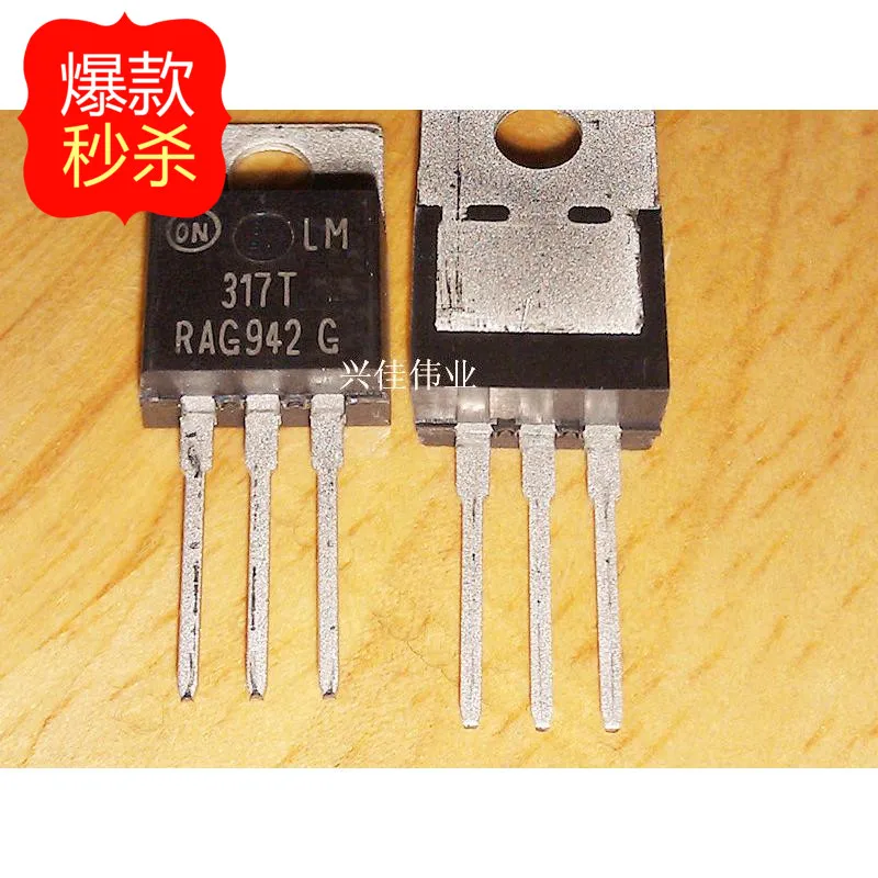 10 Pcs Nuovo Originale Autentico Lm317 Lm317T To220 Su Regolabile A Tre-Terminale Regolatore