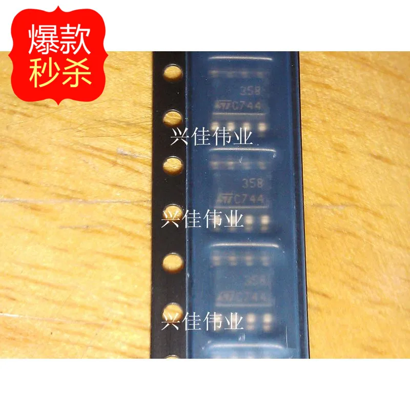 10 Pcs Nuovo Originale Autentico St Lm358 Lm358Dt Sop8 Doppio Amplificatore Operazionale