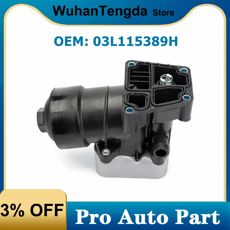 Muslimengine Oil Filter Housing Radiatore Olio Per Volkswagen Cc Amarok Ameo Polo Muslimate 03 L115389C