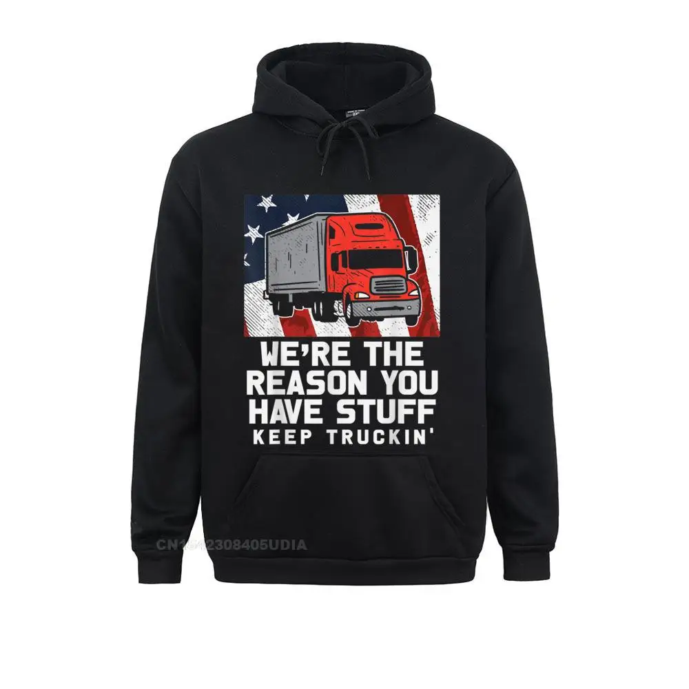Motivo Roba Keep Truckin Usa Flag Truck Trucker Driver Felpa Con Cappuccio Donna Felpe Alla Moda Felpe Autunnali Cappe Personalizzate