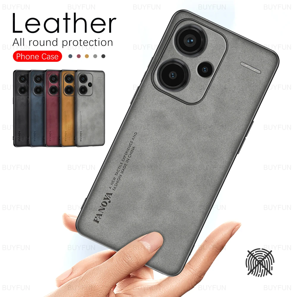 Custodia Per Xiaomi Redmi Note 13 Pro 5G Note13Pro Yangbuck Leather Texture Shell Xiami Redmy Note13 13Pro Plus 13Pro + Xiomi Readmi