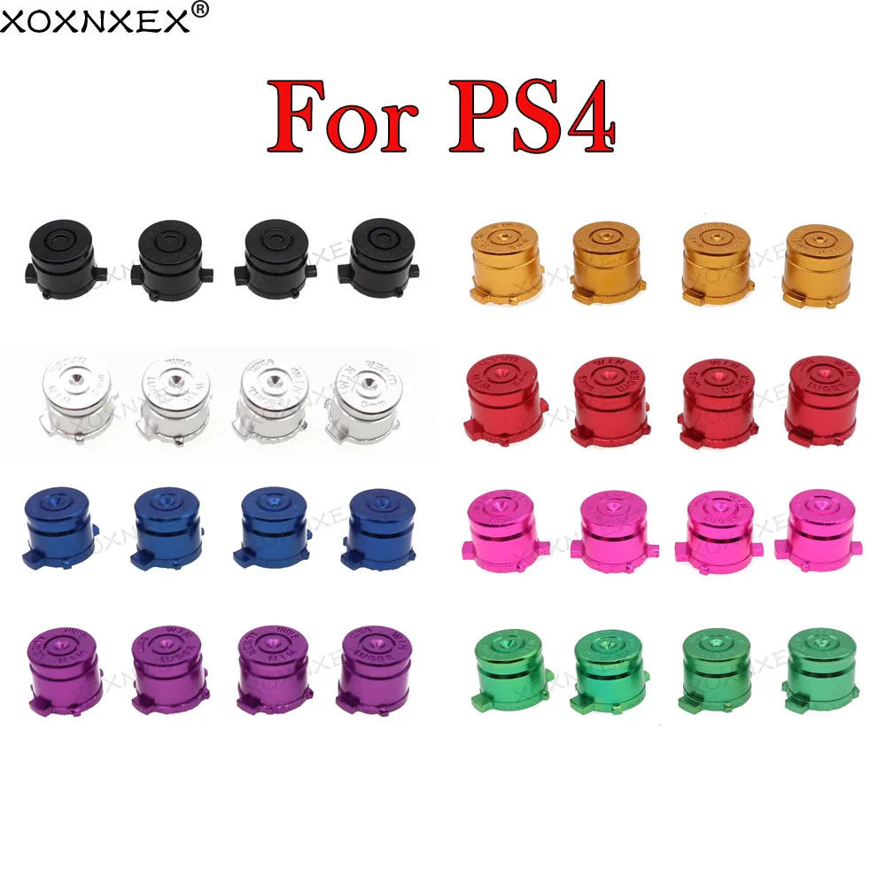 1Set Universal Metal Bullet Buttons Thumbstick Cap Per Ps4 Per Ps4 Per Controller Xbox Modulo Stick Joystick Analogico