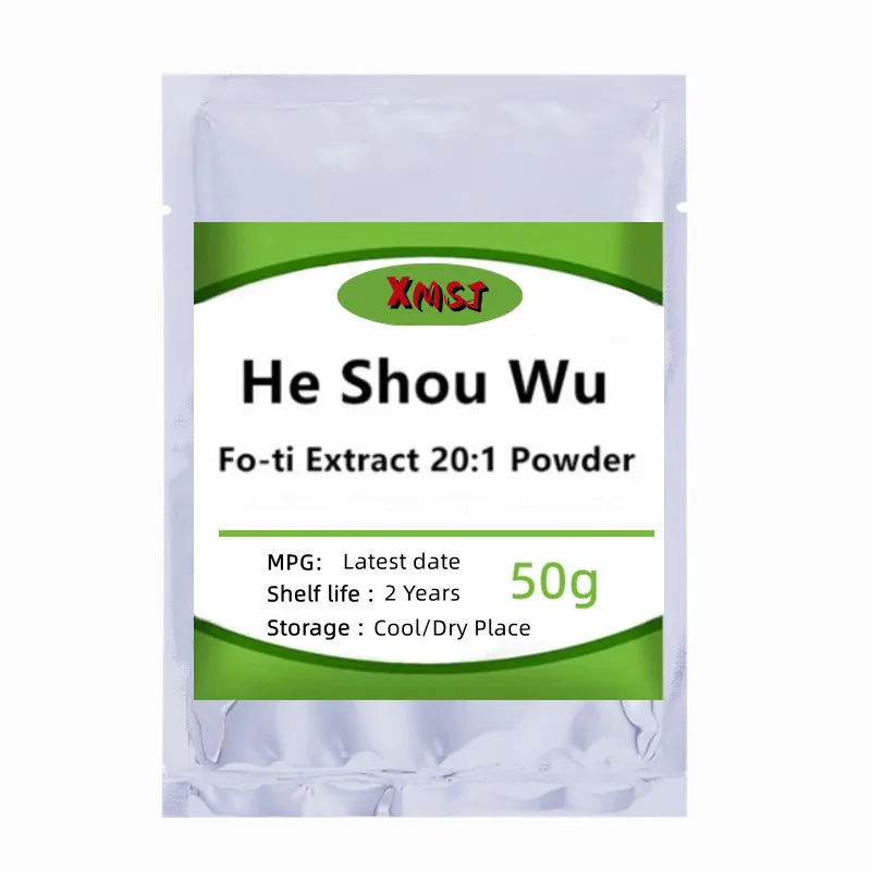 Pure & Organic He Shou Wu (Fo-Ti) Estratto He Shou Wu, Crescita Dei Capelli E Capelli Neri Anti-Età Migliora L'Immunità Spedizione Gratuita
