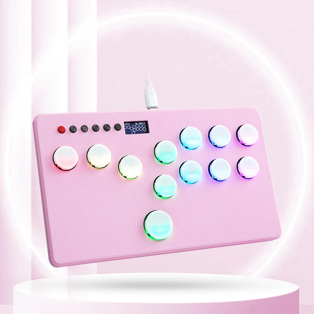 Flatbox Hot Swap Kailh Flatbox Controller Hitbox Per Pc Arcade Fight Stick Per Joystick Arcade Ps4/Ps3/Nintendo Switch