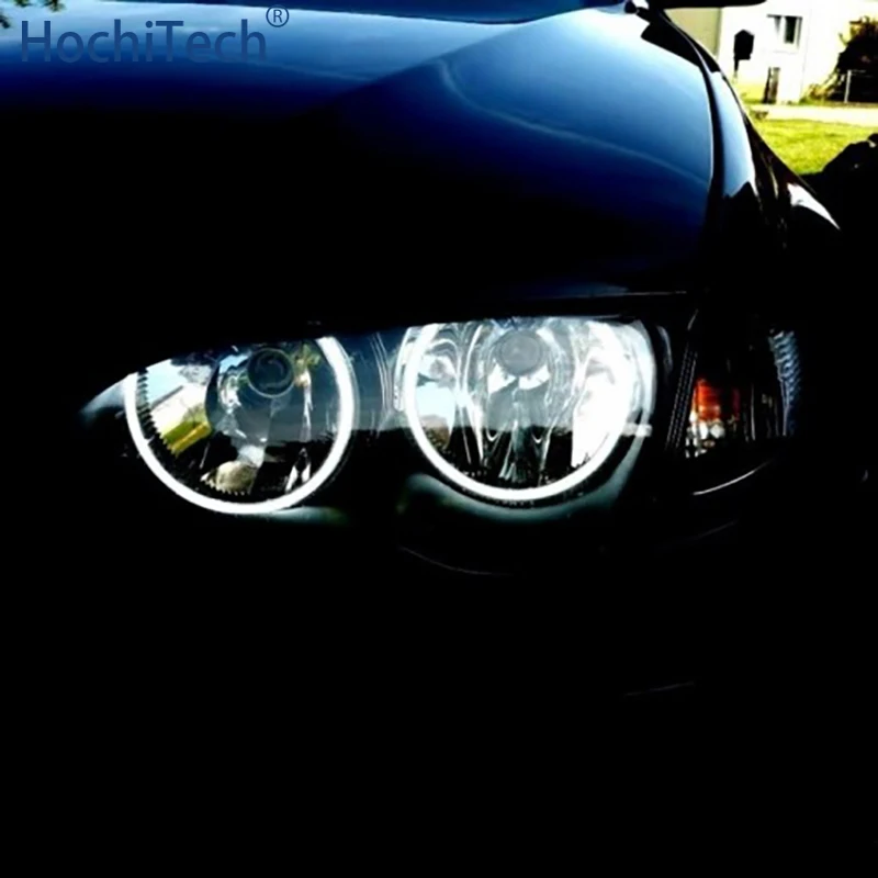 Hochitech White 6000K Ccfl Faro Halo Angel Demon Eyes Kit Angel Eyes Light Per Bmw E46 Non Project Coupé Berlina