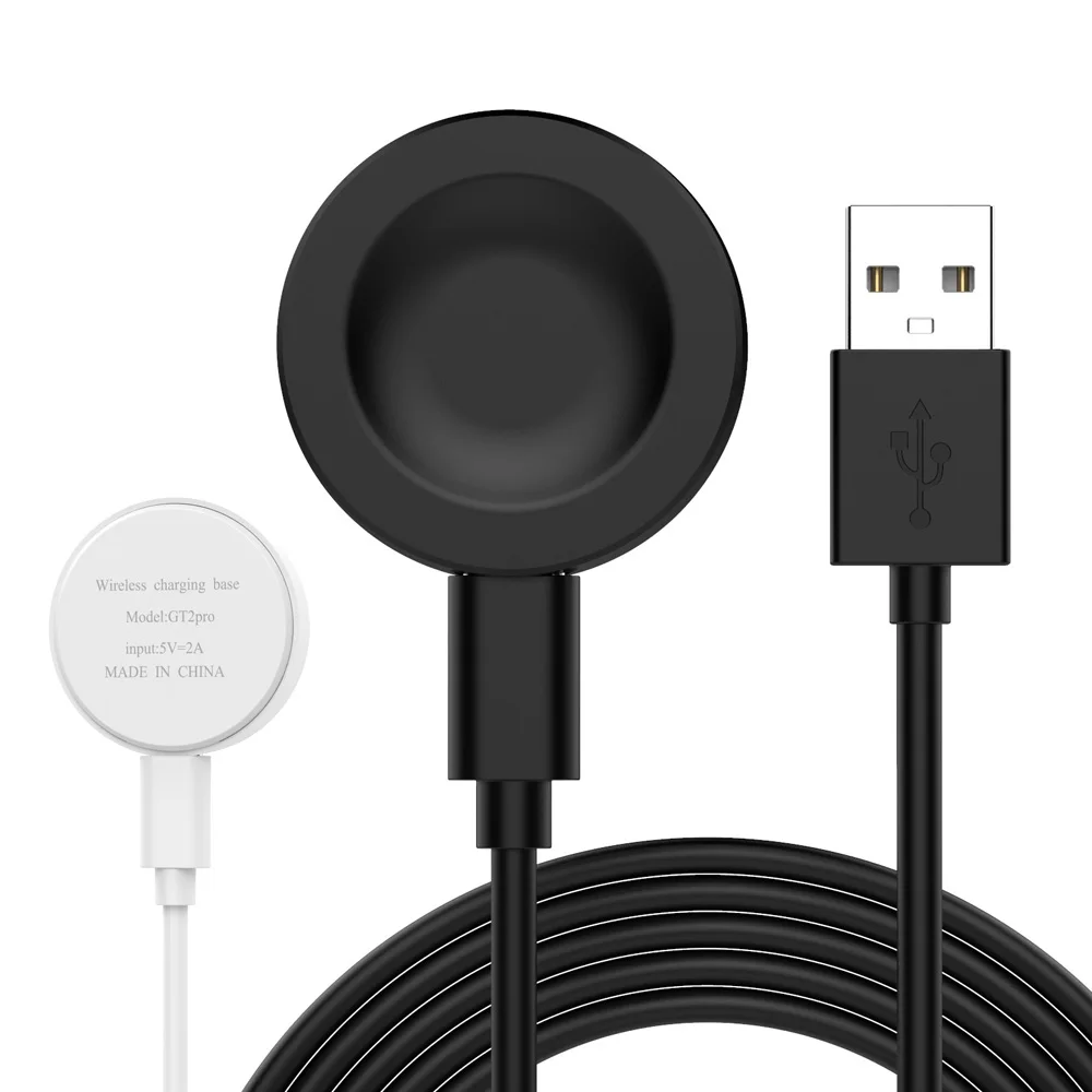 Dock Caricabatterie Per Huawei Watch Gt4 46Mm/ Gt 4 41Mm Cavo Usb Di Ricarica Per Huawei Watch 4/ 4 Pro/ 3 Pro / Gt2 Pro Bianco/Nero