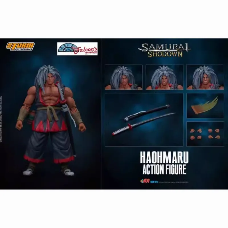 Merci In Magazzino 100% Original Storm Toys Haohmaru Samurai Spirits Autentico Gioco Personaggio Modello Mobile Doll Art Collection