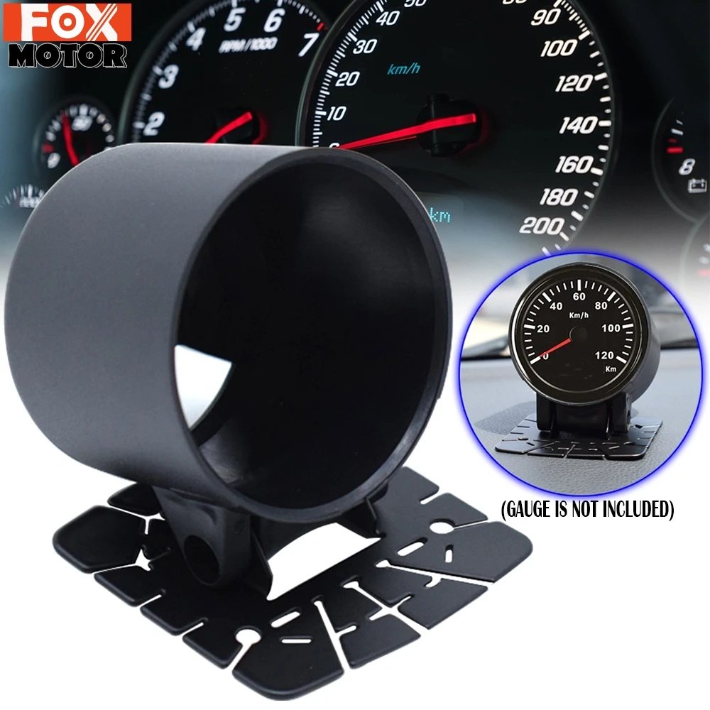 52 Millimetri 2 "Calibro Pod Universale Singolo Supporto Del Supporto Gauge Pod Dash Pod Meter Tazza Di Acqua Temp Temp Olio Air Fuel Rapporto Egt Sen