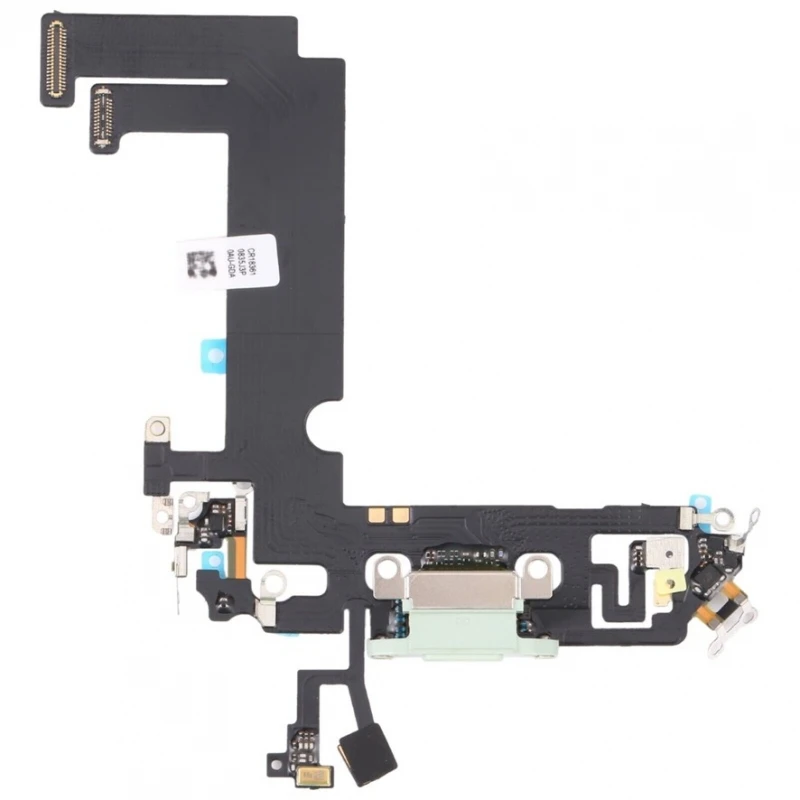 Flex Charging Compatibile Per Apple Iphone 12 Mini Cavo Connettore Microfono Verde # Iphone 12 Mini (A2176, A2398, A2399, A2400)