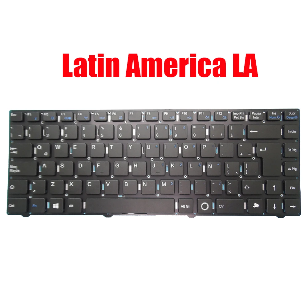 Tastiera Del Computer Portatile Per Exo Per Smart R9 R9-Ce R9-Cn35 R9-Cn49 R9-F1445 R9-Ndbt 1401 R9-Pe R9-X-F1445 America Latina La Nuovo