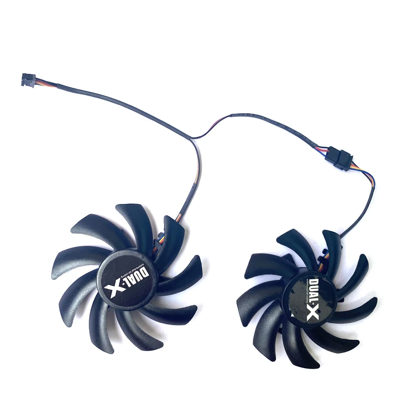 Ventola Grafica 2 Pin Fdc10U12S9-C 85Mm 4Pin Per Xfx R9 390/390X 8G Rx480 Rx470 Sapphire R9 270X 280X Hd7870 Ventole Di Raffreddamento
