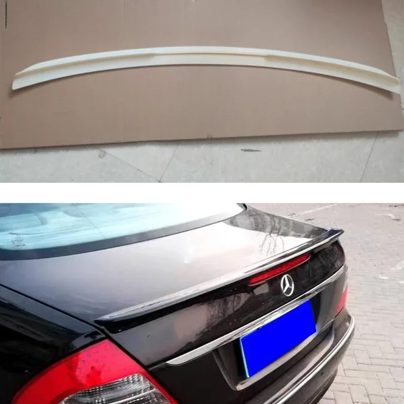 Per Mercedes Benz Classe E W211 2003 -- 2008 Anno Spoiler Factory Style Kit Corpo Ala Posteriore Accessori Plastica Abs