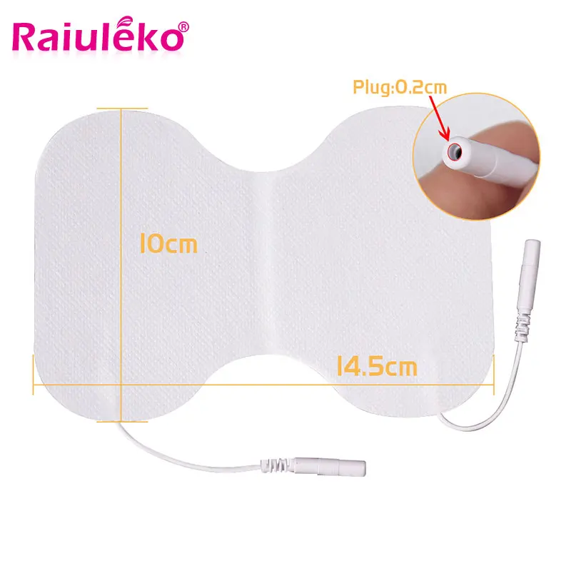 Cuscinetti Per Elettrodi Tens Per Stimolatore Muscolare Ems Cerotto Per Massaggiatore Dimagrante 14.5*10Cm 2Mm Cuscinetto In Gel Conduttivo Per Massag