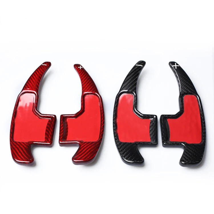 Fashion Carbon Fiber Steering Wheel Dsg Paddle Shifters For Ford Mustang Ecoboost Gt Gt500 Shelby Gt 350 Paddle Gearbox