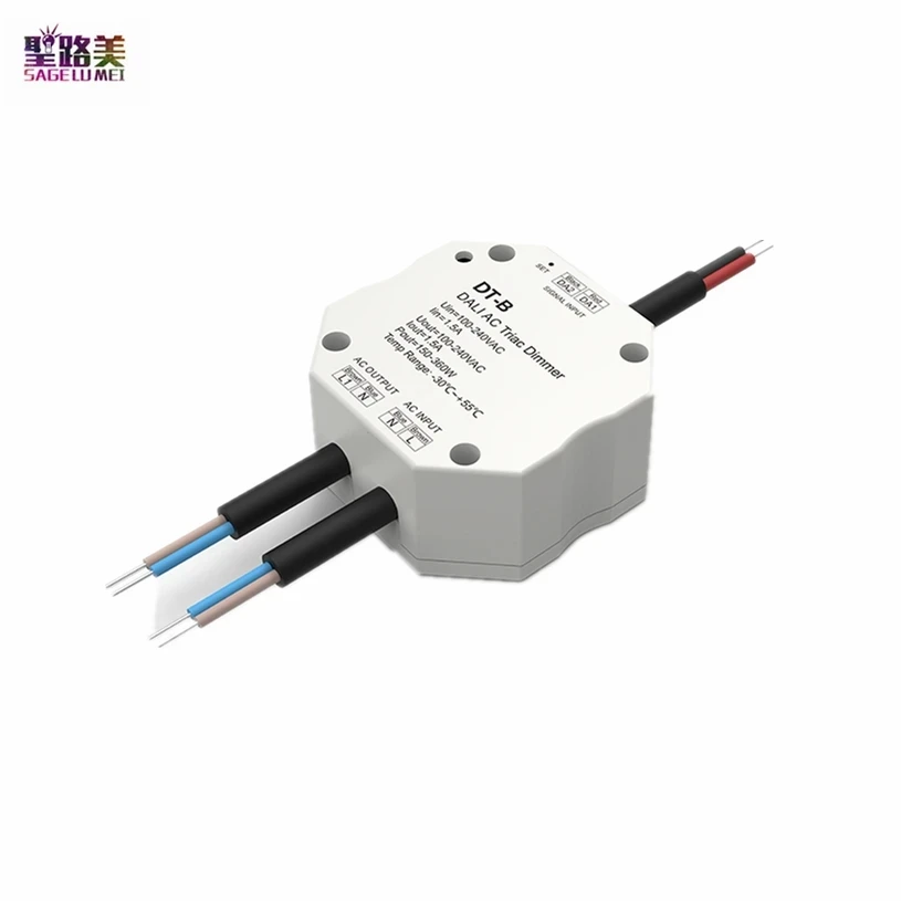 Dt-B Triac Dali Dimmer Ac110-220V 150W-360W Trailing Edge/1 Dali Address/1 Channel Dimming To Dim Switch Luce Led Monocolore