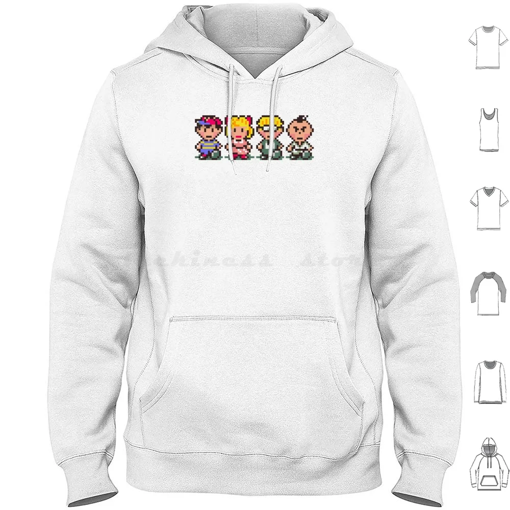Membro Del Partito Rilegato In Terra Sprites Felpa Con Cappuccio Cotone Manica Lunga Movimento Terra Madre Snes Madre 2 Lucas Madre 3 Retro