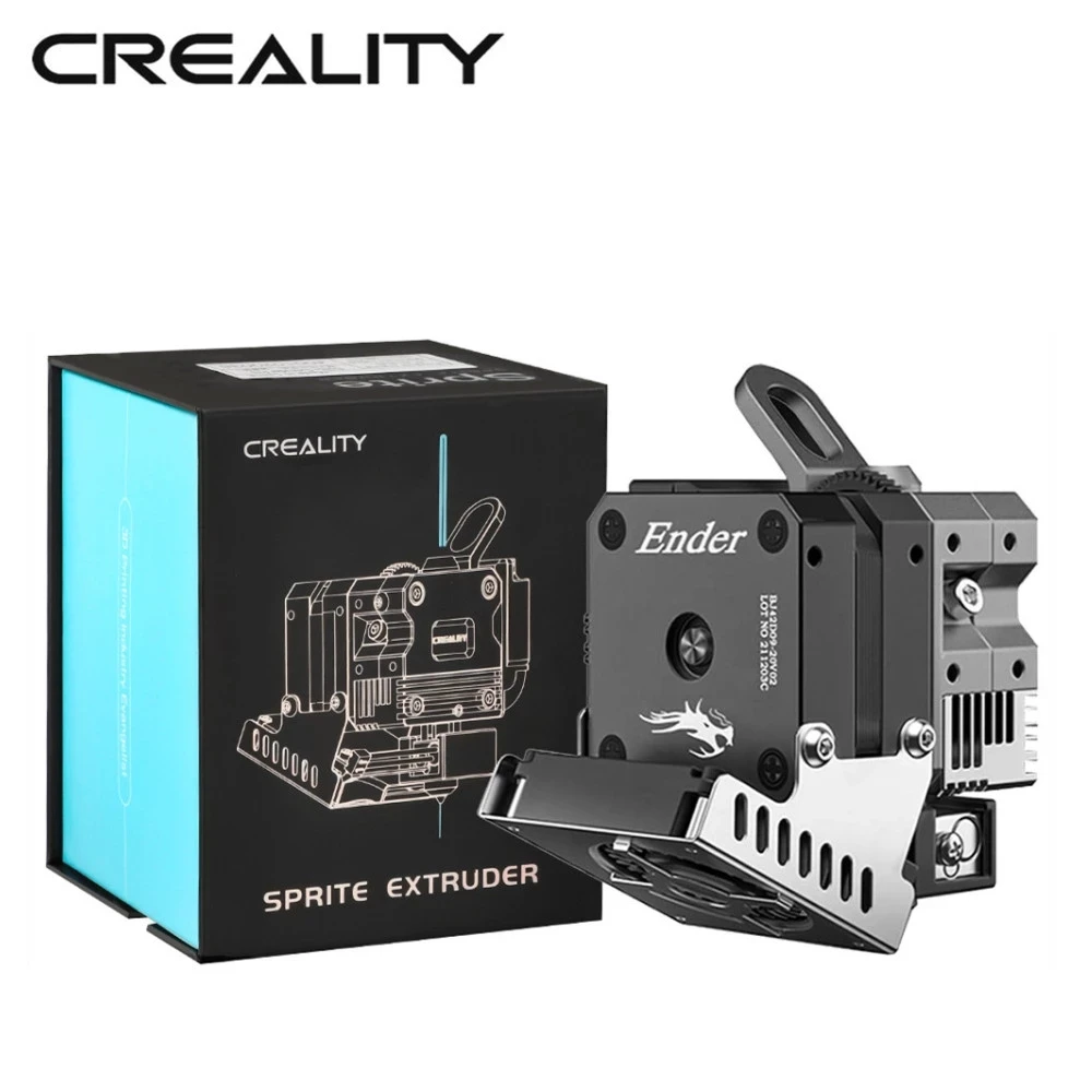 Creality 3D Printer Part Sprite Extruder Pro Kit Full Metal Dual Gear Direct Drive Extruder Ender-3 S1/Cr-10 Smart Pro