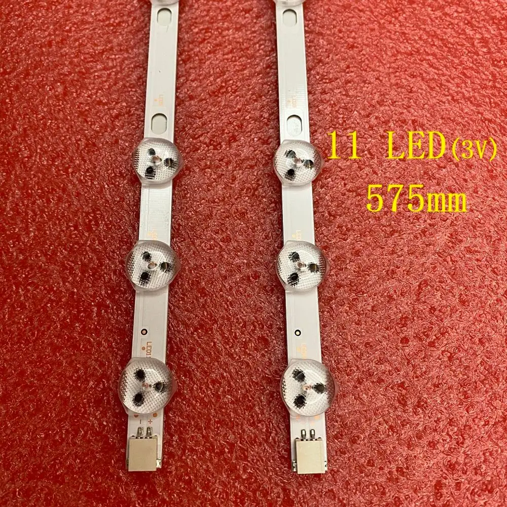 Strisce Di Retroilluminazione A Led (2) Per 32 Pfl3008H/12 Panasonic Tx-32Fs350E 32 Ndv 32 L3863Dg Jvc Lt-32C670 Lt-32C666 Lt-32C67