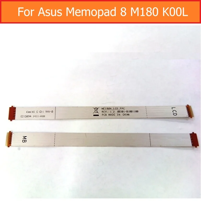Cavo Flessibile Display Lcd Di Migliore Qualità Per Asus Memo Pad 8 Me180 K00L Me180A Me180A Modulo Scheda Principale Con Sostituzione Cavo Flessibile
