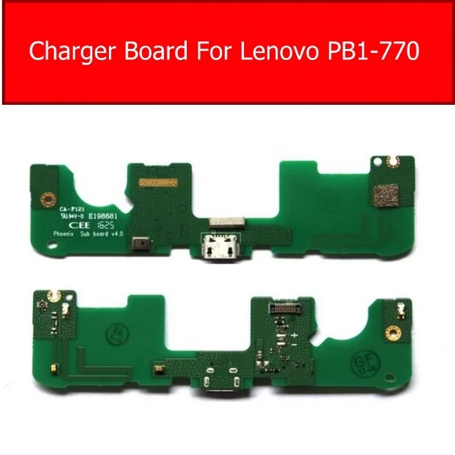 Scheda Connettore Porta Caricatore Usb Per Lenovo Pb1-770N 770M Jack Di Ricarica Usb Dock Board Flex Ribbon Cable Parti Di Ricambio