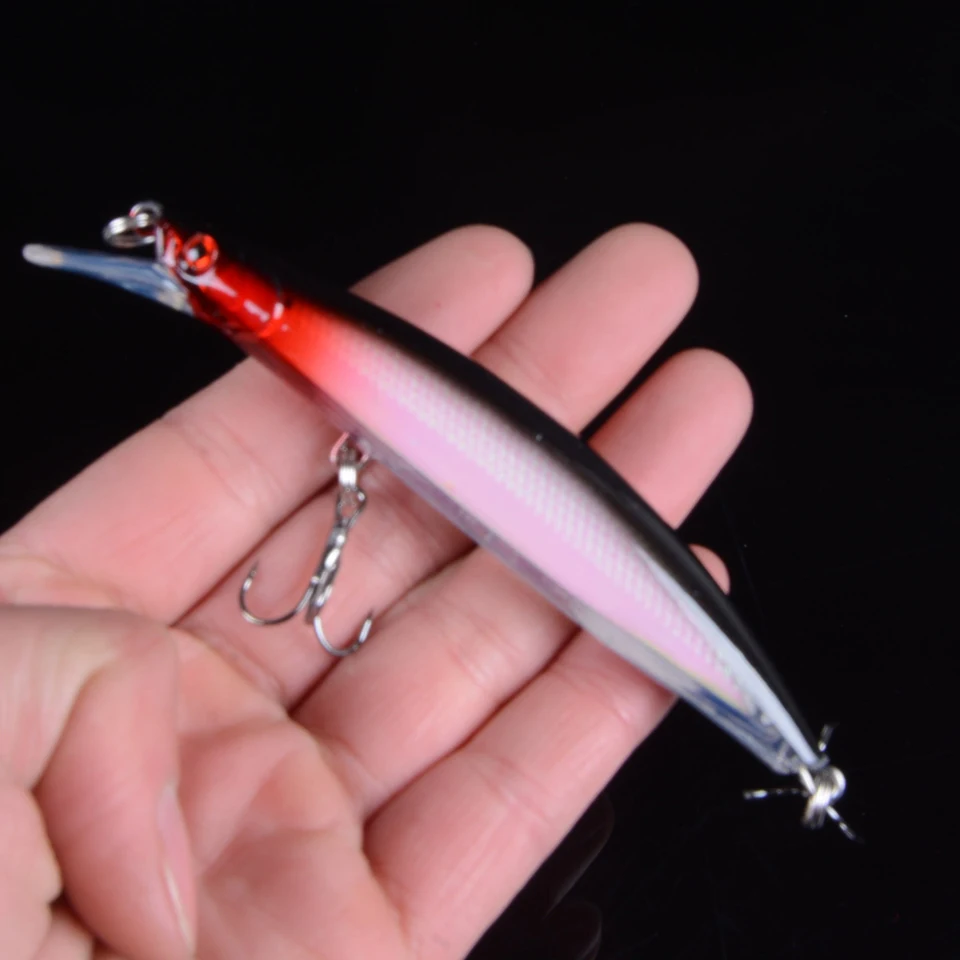 1 Pcs Pesca Minnow Dura Esche 11.5 Centimetri 13G Wobblers Galleggianti Isca Esche Artificiali In Plastica Crankbaits Pesca Lure Di Pesca A Traina