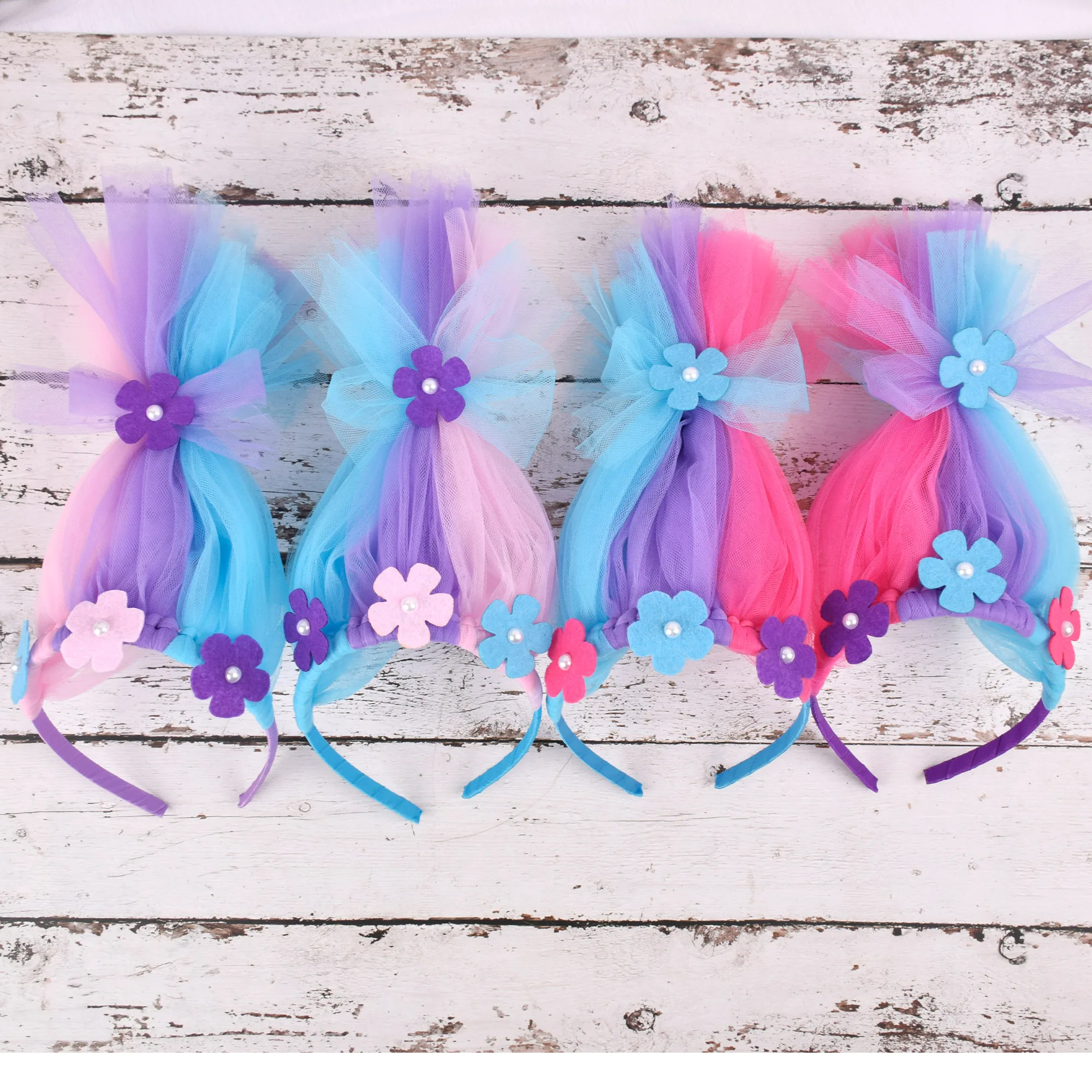 Troll Fascia Per Ragazze Festa Di Compleanno Fasce Per Bambini Troll Costume Fascia Costumi Di Halloween Accessori