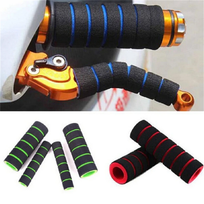 4 Pezzi Moto Universale Grip Comfort Spugna Schiuma Maniglia Bar Per Yamaha Fz1 Tnt125 Impugnature Riscaldate Vstrom 650