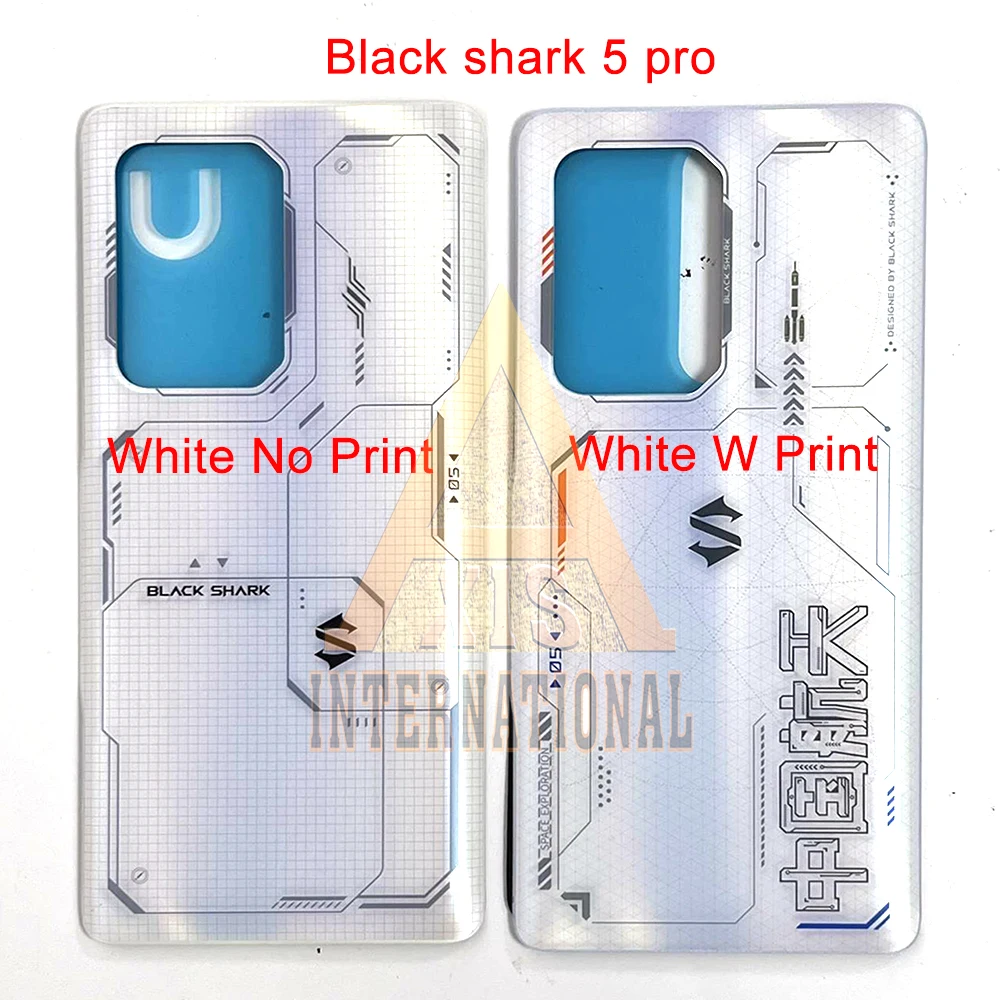 6.67 "Grado Aaa Per Xiaomi Black Shark 5 Pro Custodia Per Coperchio Batteria Per Black Shark 5Pro Cover Posteriore Ktus-H0 Custodia Posteriore + Adesi