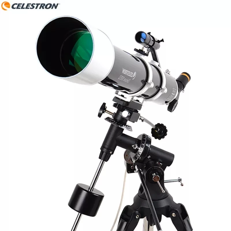 Celestron Astromaster Deluxe 90Eq 90Mm F10 Telescopio Astronomico Rifrattore Con Supporto Equatoriale Eq2 E Motore Di Tracciamento