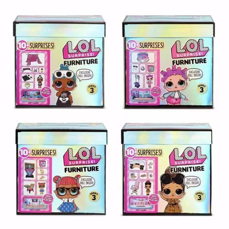 Lol Surprise Bambole Da Collezione Per Ragazze Con 10 Sorprese E Accessori Roller Sk8Er Furniture Series 3 Toy