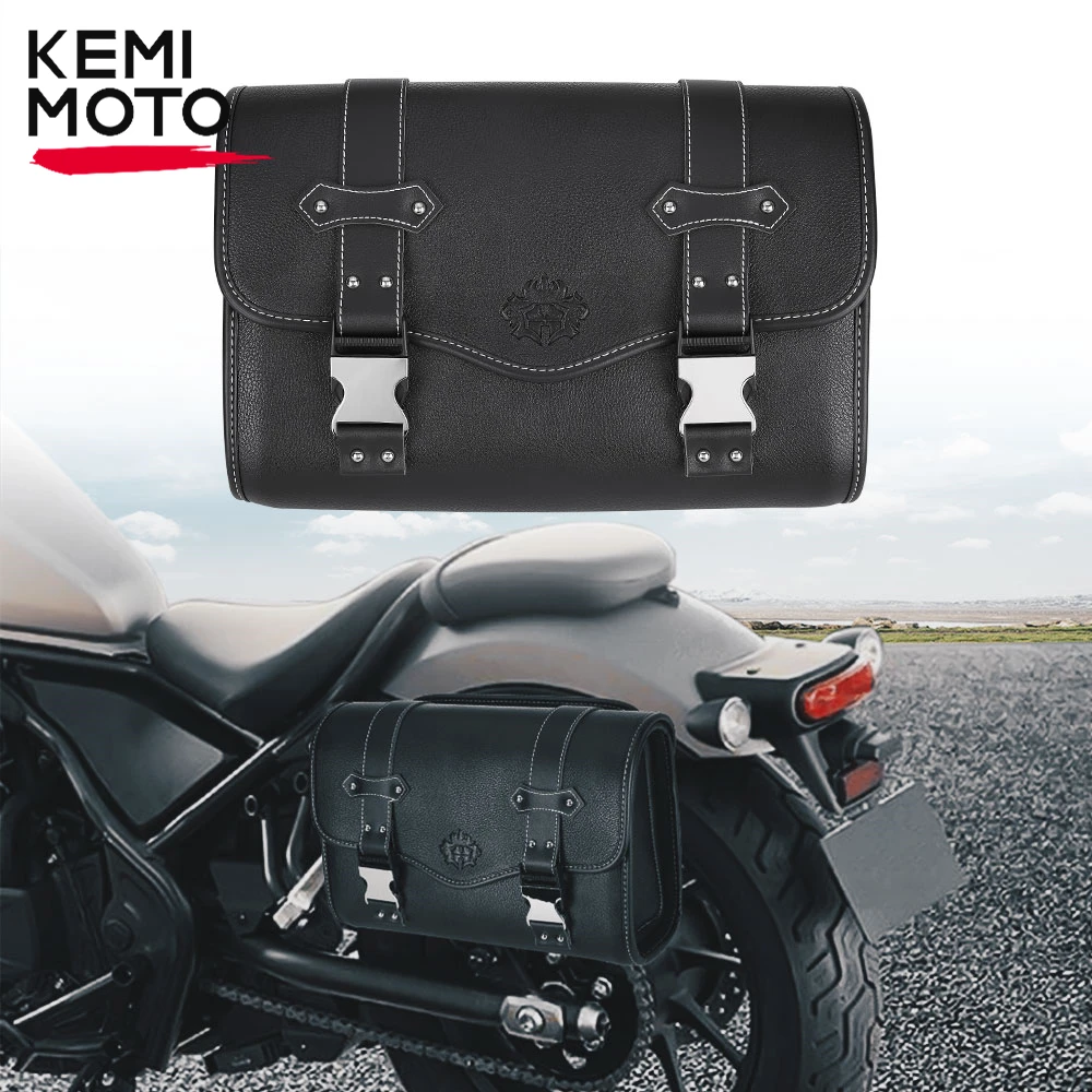 Borsa Laterale Per Moto Borsa Laterale Borsa Per Attrezzi Moto Retrò Per Honda Rebel 250 300 500 1100 Borsa Sissy Bar Per Yamaha Per Kawasaki