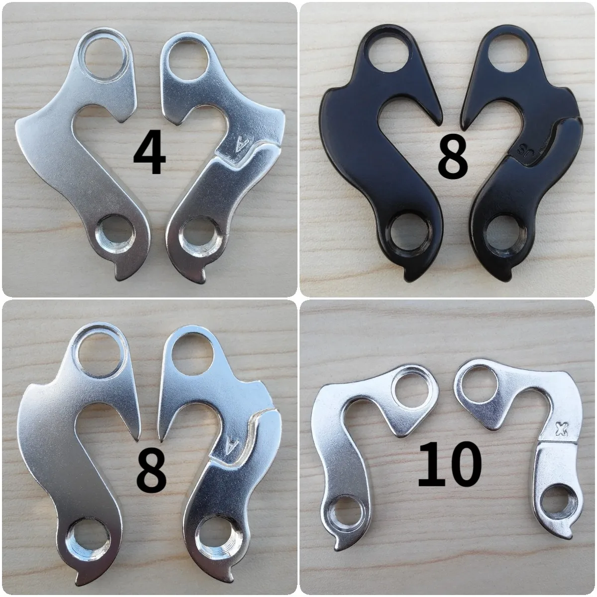 2 Pz Bicicletta Deragliatore Posteriore Gear Hanger Mech Dropout Misura Per Orbea Alma Omr 19 Aqua Onix San Ora Onix Opal Remo Y0000085 Orca