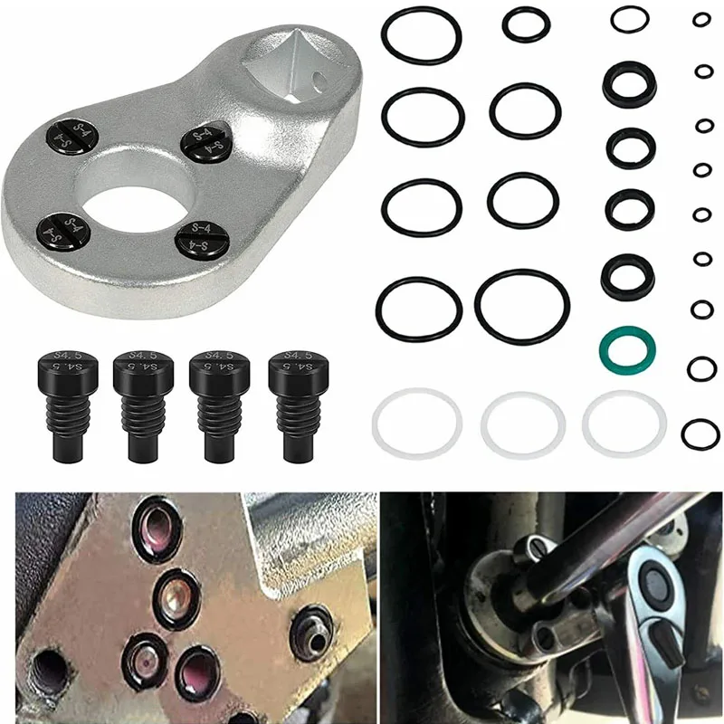 Chiave A Perno Trim/Tilt Per Barche 32 Mmx4Mm Mt0006 + 115225Fs Kit Guarnizioni Cilindro Per Yamaha Suzuki Johnson Evinrude Honda, Strumenti Marini