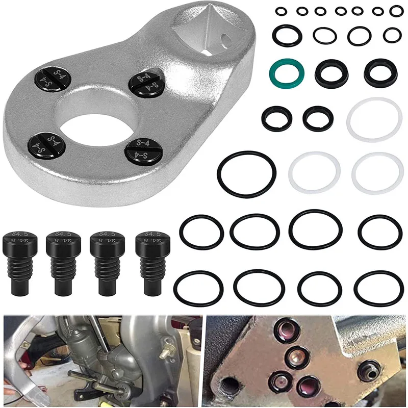 115225Fs Power Trim Motor Seal Kit E Marine Trim/Tilt Pin Wrench Mt0006 32Mm X 4/4.5Mm Per Yamaha Suzuki Johnson Evinrude Honda
