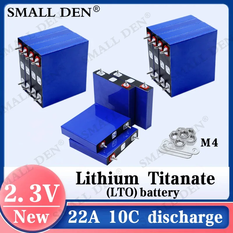 2.3V 20Ah 22Ah Batteria Al Litio Titanato Lto Celle Fai Da Te 12V 24V Batteria Di Potenza Resistente Alle Basse Temperature Per Bicicletta Elettrica P