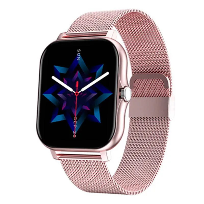 Smart Watch Donna Uomo Sport Cardiofrequenzimetro Bluetooth Chiamata Per Honor X8 4G Sony Xperia Xz1 Samsung Galaxy A51 4G 5G