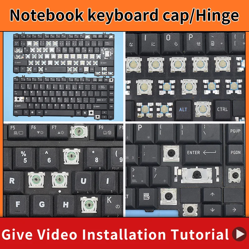 Sostituzione Keycap Key Cap Cerniera Per Toshiba Satellite M310 L317 A200 M200 A300 L300 L305D M205 L200 L205 M205 M500 Tastiera