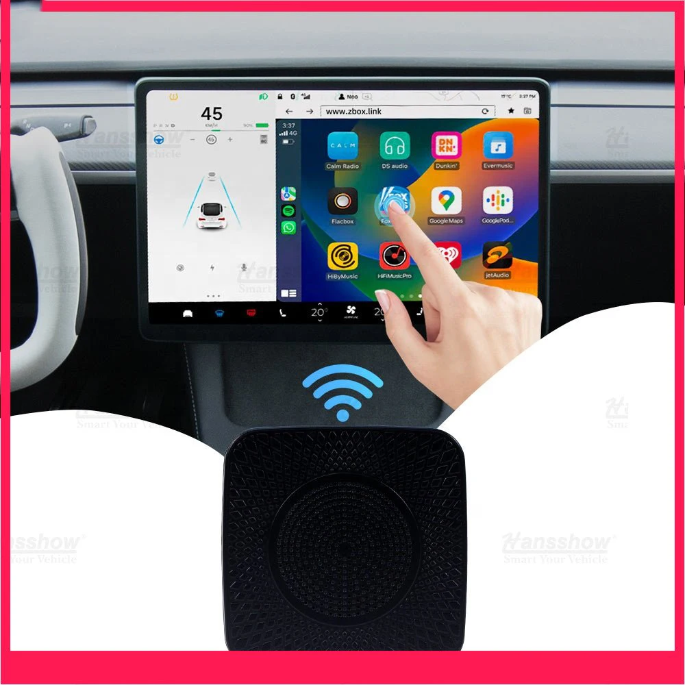 Adattatore Carplay Wireless Modello 3 Y X S Per Tesla Apple Carplay Box Supporto Wireless Android Auto/Carlife